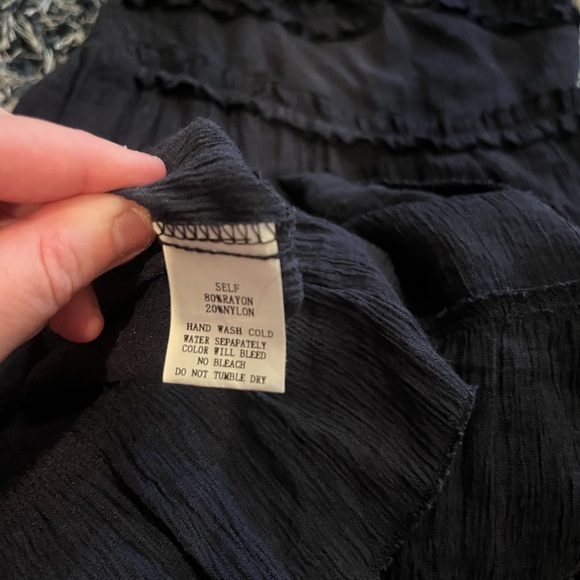 Pinch navy Ruffled Maxi Dress - Picture 4 of 7